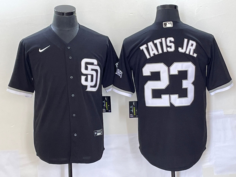 Men's San Diego Padres Fernando Tatis Jr. #23 Black Alternate Jersey
